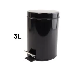 Orange85 Pedaalemmer Prullenbak Badkamer Zwart 17x17x24,5 Cm 3 Liter Metaal 9 Orange85 Pedaalemmer Prullenbak Badkamer Zwart 17x17x24,5 Cm 3 Liter Metaal -Beste Opslag Winkel 1000033076 0111