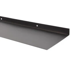 WOOOD Riley Wandplank - Metaal - Zwart - Set Van 2 -Beste Opslag Winkel 1000033581 0103