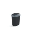 Curver Dual Touch Vuilbak M 25L Zwart/Grijs -Beste Opslag Winkel 1000037732