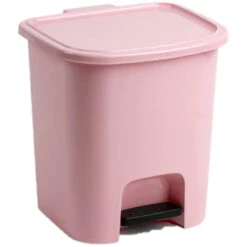 PlasticForte Pedaalemmer - Roze - 7 L - 24 Cm
