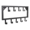 LOFT42 Bono Small Kapstok - Zwart – Metaal – 9 Haken - 50x26x4 -Beste Opslag Winkel 1000038687