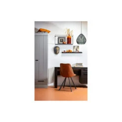 WOOOD Meert Wandplank XL - Metaal - Zwart - 35x70x20 -Beste Opslag Winkel 1000041294 0102