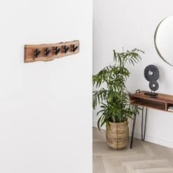 Hoyz - Kapstok Edge Met 5 Haken - Grijs - Wandkapstok -Beste Opslag Winkel 1000042634 0102