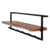 Giga Meubel Kapstok 6 Haken - Acaciahout & Metaal - 100x25x32cm 2 Giga Meubel Kapstok 6 Haken - Acaciahout & Metaal - 100x25x32cm -Beste Opslag Winkel 1000045476