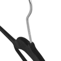 ACAZA Set Van 30 Kledinghangers Met Fluwelen Laagje, Zwart -Beste Opslag Winkel 1000045924 0103