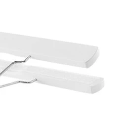 ACAZA 12 Broekhangers Of Rokhangers Met Klemmen, Antislip En Draaibare Haak, Wit -Beste Opslag Winkel 1000045929 0102