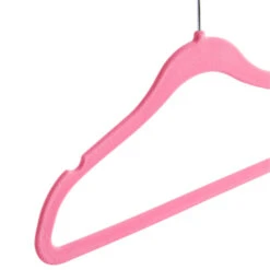 ACAZA 20 Stuks Kinder Kledinghangers Met Fluwelen Bekleding, Roze -Beste Opslag Winkel 1000045937 0103