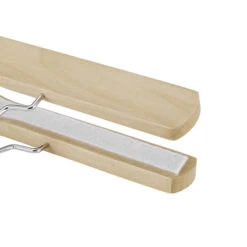 ACAZA Set Van 12 Massief Houten Kledinghangers, Anti-Slip Bescherming, Hout 8 ACAZA Set Van 12 Massief Houten Kledinghangers, Anti-Slip Bescherming, Hout -Beste Opslag Winkel 1000045940 0102