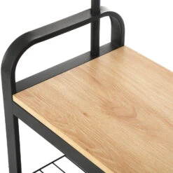 ACAZA Garderoberek In Lichte Eik Kleur Met Kapstok, Schoenenrek En Bankje -Beste Opslag Winkel 1000046830 0102