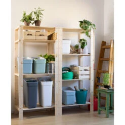 Curver Ready To Collect Prullenbak 30L - Donkergrijs -Beste Opslag Winkel 1000047935 0102