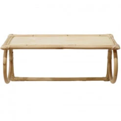 Giga Meubel Wandplank Naturel - Rotan - 60x25x30cm - Malu -Beste Opslag Winkel 1000047979 0102