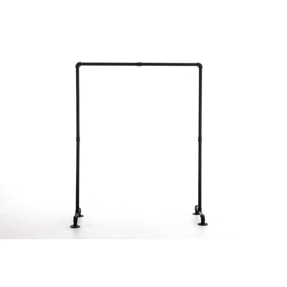 Clp Kledingrek Jersey 150x150x55 Zwart 4 Clp Kledingrek Jersey 150x150x55 Zwart - Afbeelding 2