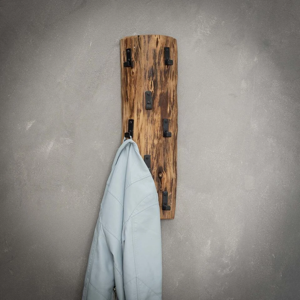 Hoyz - Kapstok Boomstam - 8 Haken - Hout 4 Hoyz - Kapstok Boomstam - 8 Haken - Hout - Afbeelding 2