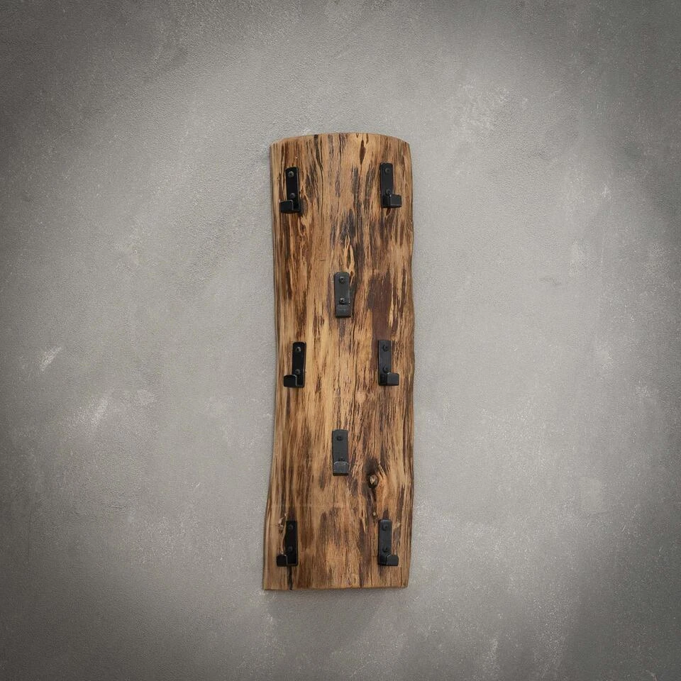 Hoyz - Kapstok Boomstam - 8 Haken - Hout 5 Hoyz - Kapstok Boomstam - 8 Haken - Hout - Afbeelding 3