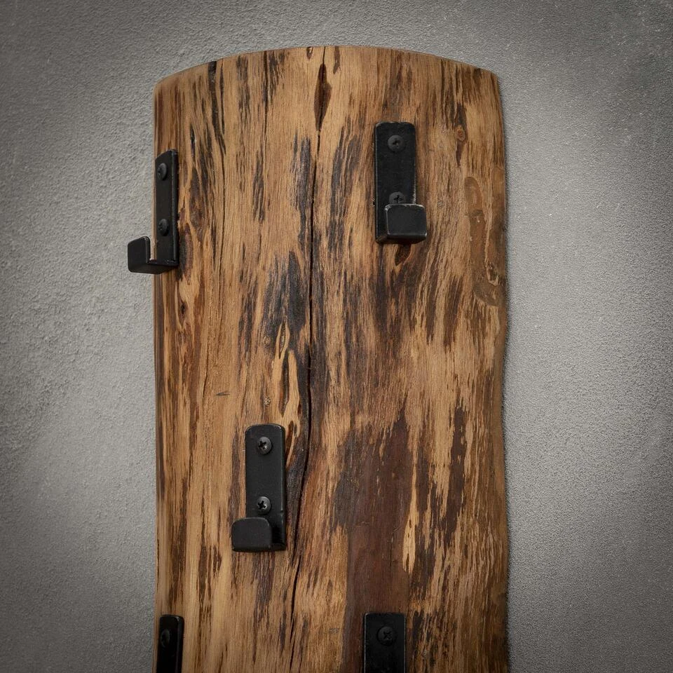 Hoyz - Kapstok Boomstam - 8 Haken - Hout 6 Hoyz - Kapstok Boomstam - 8 Haken - Hout - Afbeelding 4