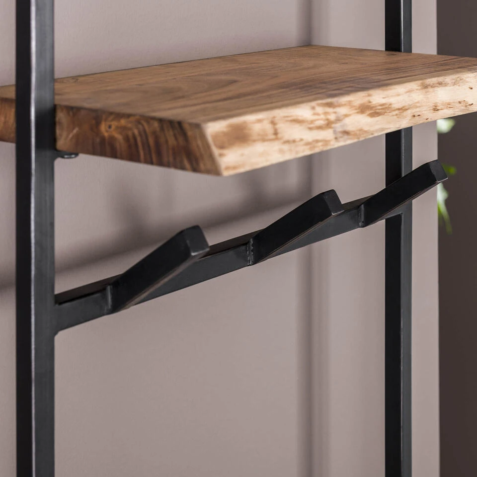 Hoyz - Kapstok Air Solid Hoog - 6 Haken - Massief Acaciahout - 100x51x80 6 Hoyz - Kapstok Air Solid Hoog - 6 Haken - Massief Acaciahout - 100x51x80 - Afbeelding 4