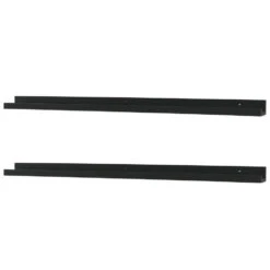 WOOOD Studio Fotolijstplank 120 Cm - Mdf - Zwart - Set Van 2 -Beste Opslag Winkel 1000049288 0103