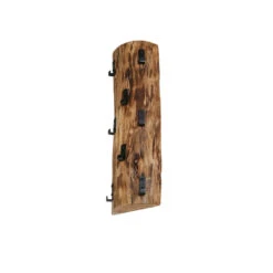 Kapstok Jesse Acacia Boomstam 8 Haken - 10x20x60 Cm - Hout - Bruin -Beste Opslag Winkel 1000051868 0103