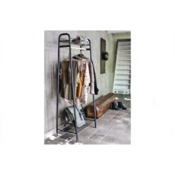 WOOOD Jovi Kledingrek - Metaal - Zwart - 167x70x41 -Beste Opslag Winkel 1000052326 0103