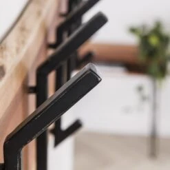 Industriële Kapstok Levi Massief Hout 6 Haken Horizontaal - 12x100x30 Cm - Hout 9 Industriële Kapstok Levi Massief Hout 6 Haken Horizontaal - 12x100x30 Cm - Hout -Beste Opslag Winkel 1000052511 0103