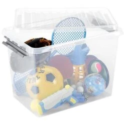 Q-line Opbergbox 72L Transparant Metaal 9 Q-line Opbergbox 72L Transparant Metaal -Beste Opslag Winkel 1000052840 0102