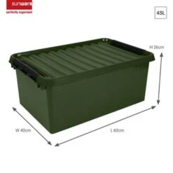 Q-line Opbergbox Recycled 45L Groen Zwart 5 Q-line Opbergbox Recycled 45L Groen Zwart -Beste Opslag Winkel 1000052883 0101