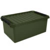Q-line Opbergbox Recycled 45L Groen Zwart -Beste Opslag Winkel 1000052883