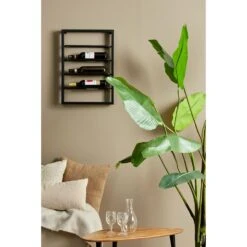 Wijnrek Amore - Zwart - 4 Flessen 7 Wijnrek Amore - Zwart - 4 Flessen -Beste Opslag Winkel 1000055001 0101