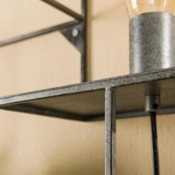 Hoyz - Wandschap 1L Cubic S / Oud Zilver -Beste Opslag Winkel 1000058480 0103