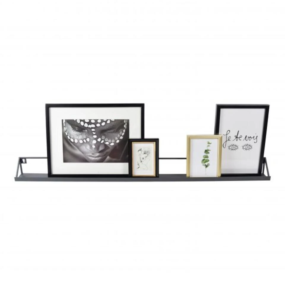 LOFT42 Pictured Fotoplank - Metaal - Mat Zwart - 8x110x8 4 LOFT42 Pictured Fotoplank - Metaal - Mat Zwart - 8x110x8 - Afbeelding 2