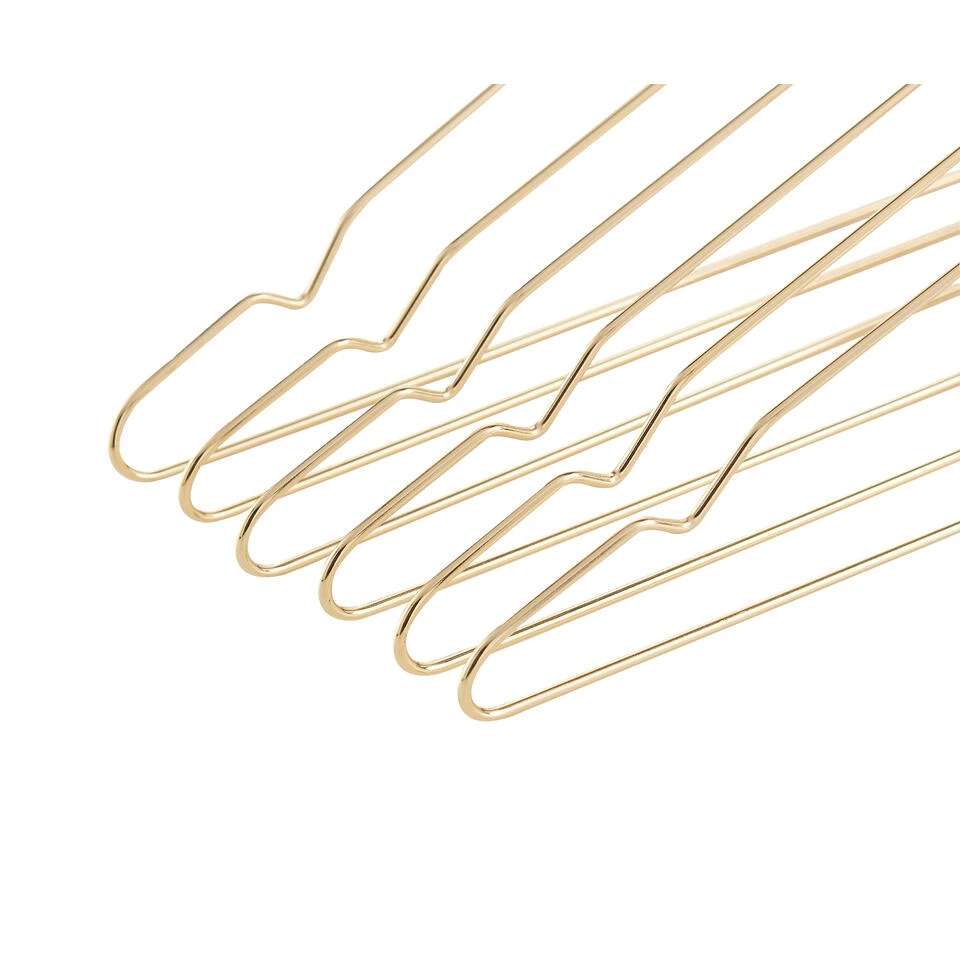 ACAZA 20 Ultradunne Gouden Metalen Kleerhangers 5 ACAZA 20 Ultradunne Gouden Metalen Kleerhangers - Afbeelding 3