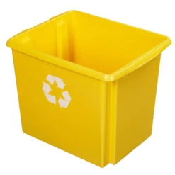 Sunware Opslagbox - Kunststof - 45 L - Geel - 45 X 36 X 36 Cm