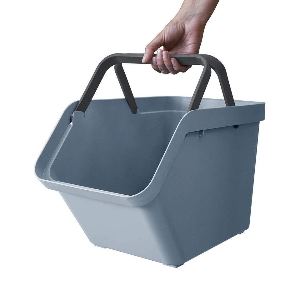 Sigma Home Sorteer Unit 30L + Deksel - Blauw 5 Sigma Home Sorteer Unit 30L + Deksel - Blauw - Afbeelding 3