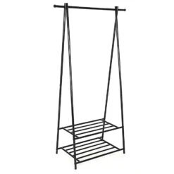 ACAZA Kledingrek - Metaal - Zwart -Beste Opslag Winkel 1000066958 0102