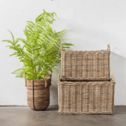 Giga Meubel Opbergmand Rotan - 66x40x38cm - Incl. Hendels 8 Giga Meubel Opbergmand Rotan - 66x40x38cm - Incl. Hendels -Beste Opslag Winkel 1000067982 0102