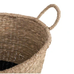 Giga Meubel Opbergmand Rotan Ø33cm - Zwart/Naturel - Bloemenmand Hanae 8 Giga Meubel Opbergmand Rotan Ø33cm - Zwart/Naturel - Bloemenmand Hanae -Beste Opslag Winkel 1000068459 0102