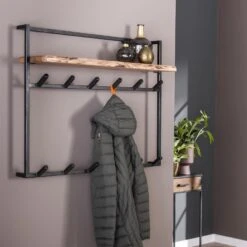 Giga Meubel Wandkapstok 12-Haaks - Hoedenplank - Air Solid -Beste Opslag Winkel 1000068481 0103