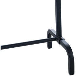 CLP Kledingrek Lara 120x150x38 Zwart 7 CLP Kledingrek Lara 120x150x38 Zwart -Beste Opslag Winkel 1000068872 0105