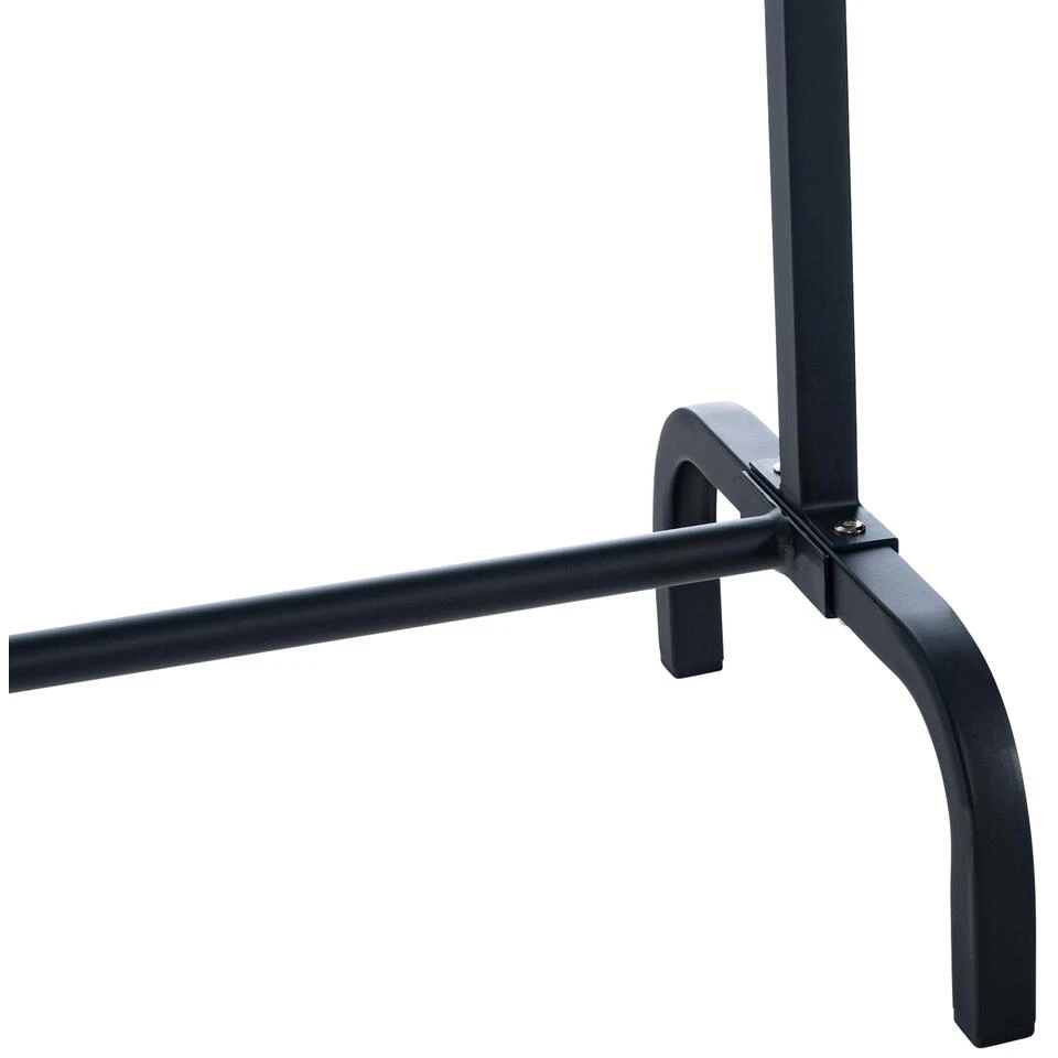 CLP Kledingrek Lara 120x150x38 Zwart 5 CLP Kledingrek Lara 120x150x38 Zwart - Afbeelding 3