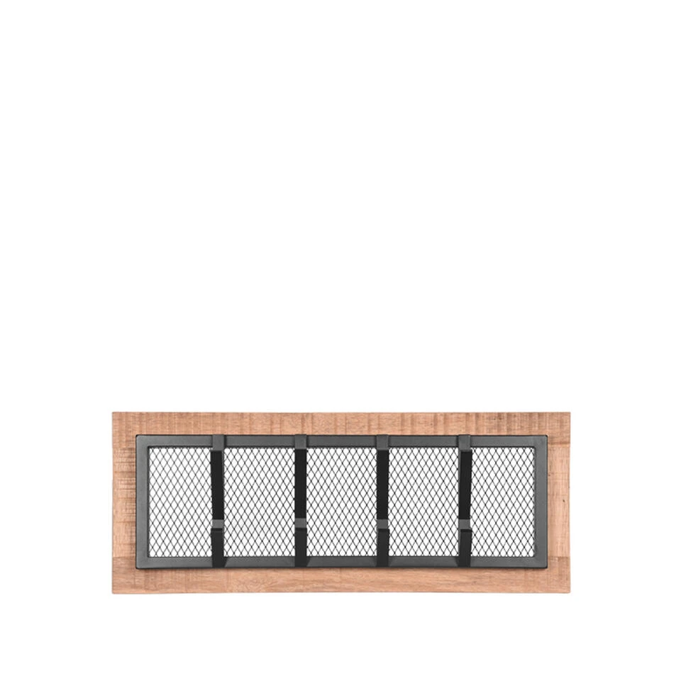 LABEL51 Kapstok Crude - Zwart - Mangohout - M 4 LABEL51 Kapstok Crude - Zwart - Mangohout - M - Afbeelding 2