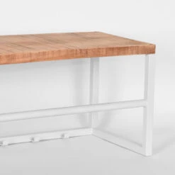 LABEL51 Kapstok Swing - Wit - Mangohout 7 LABEL51 Kapstok Swing - Wit - Mangohout -Beste Opslag Winkel 1000068904 0102