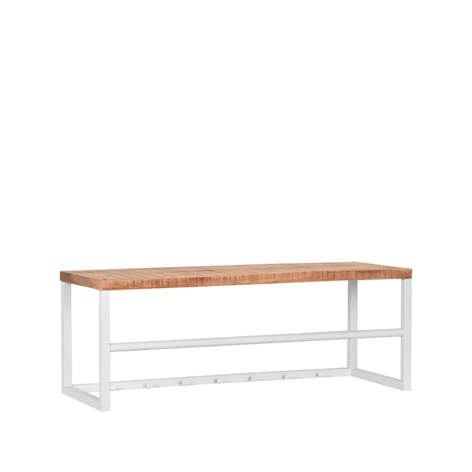 LABEL51 Kapstok Swing - Wit - Mangohout 3 LABEL51 Kapstok Swing - Wit - Mangohout