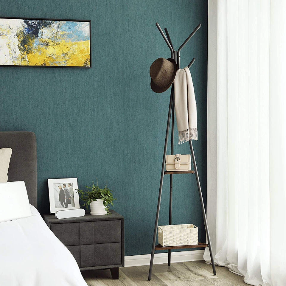 ACAZA Staande Kapstok - Vintage - 6 Haken - 49x179x49 Cm - Vintage Bruin 6 ACAZA Staande Kapstok - Vintage - 6 Haken - 49x179x49 Cm - Vintage Bruin - Afbeelding 4