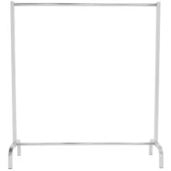 CLP Kledingrek Lara 120x120x38 Zilverkleurig -Beste Opslag Winkel 1000069916 0102