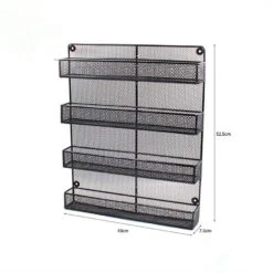 QUVIO Kruidenrek Groot Zwart -Beste Opslag Winkel 1000071749 0103