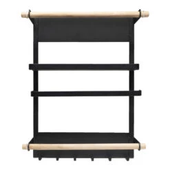 QUVIO Keukenrekje Metaal Met Magneet - Zwart -Beste Opslag Winkel 1000071752 0102