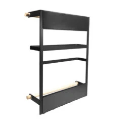 QUVIO Keukenrekje Metaal Met Magneet - Zwart -Beste Opslag Winkel 1000071752 0103