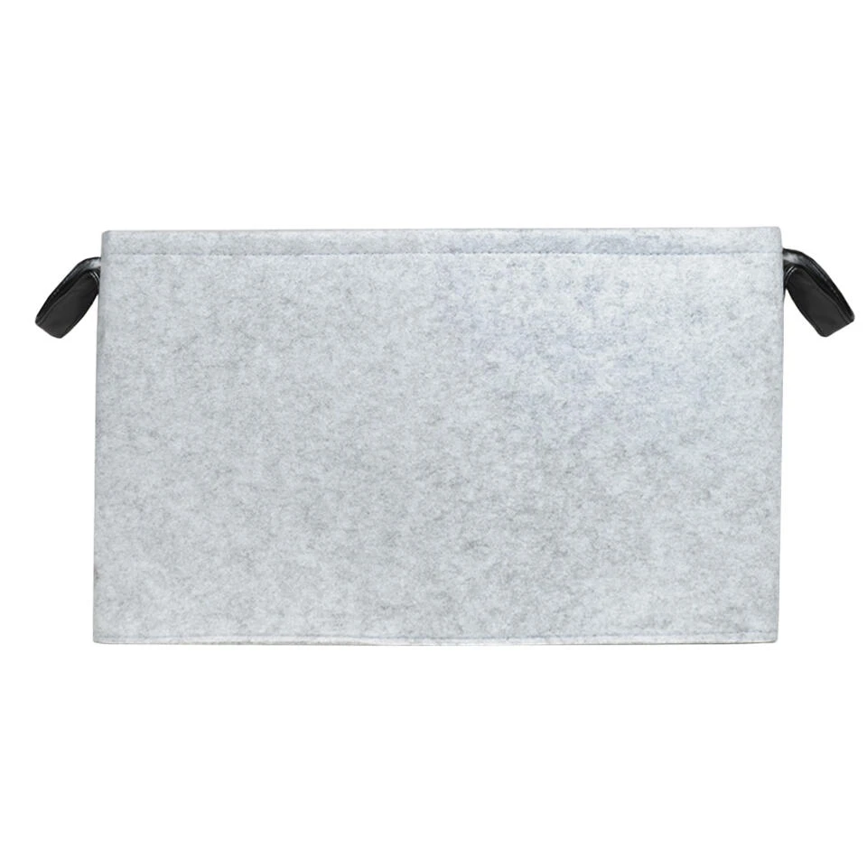 QUVIO Opbergmand Vilt - Grijs 5 QUVIO Opbergmand Vilt - Grijs - Afbeelding 3