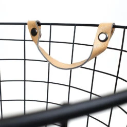 QUVIO Opbergmand Metaal Klein - Zwart -Beste Opslag Winkel 1000071789 0102