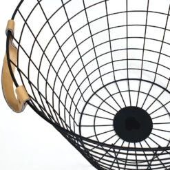 QUVIO Opbergmand Metaal Groot - Zwart -Beste Opslag Winkel 1000071792 0102